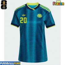 Kolumbien Juan Fernando Quintero #20 Auswärtstrikot Frauen EM 2024 Kurzarm